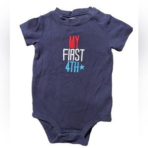 ⭐️4/$20⭐️ Carter’s My First 4th Onesie